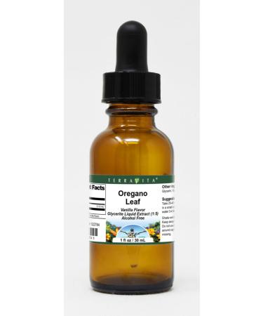 Oregano Leaf Glycerite Liquid Extract (1:5) - Vanilla Flavored (1 oz ZIN: 522784) - 3 Pack