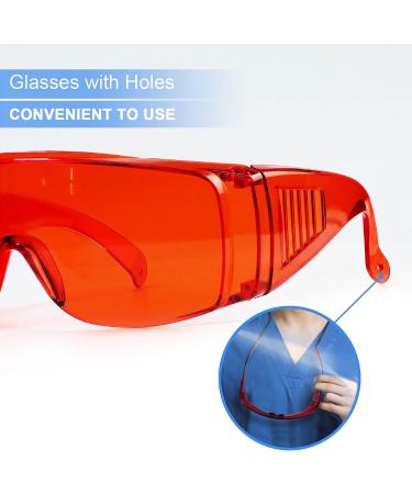 EZGO Dental Lab Safety Glasses - Anti-Fog Protective Eyewear for Teeth Whitening - Curing Light Eye Shield - Buy Online on GoSupps.com