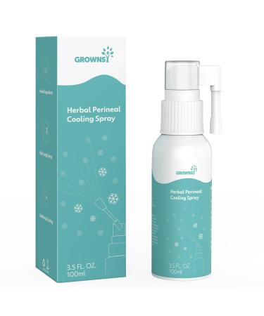 GROWNSY Perineal Cooling Spray Postpartum Essentials Pain Relief Spray Contains Herbal Extracts for Postpartum Care and Recovery Soothes Swelling and Hemorrhoid After Birth Essentials