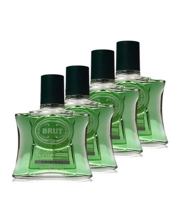 4 x Brut After Shave 100ml 400 ml (Pack of 1)