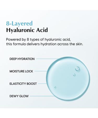 MIDHA Hyaluron Hydrating Serum Deep & instant moisturizing 8 layer hyaluronic acid contained quick hydrating serum vegan - Buy Online on GoSupps.com