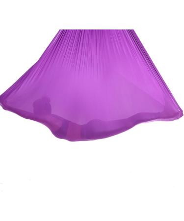 SanQing Aerial Yoga Hammock - Purple Aerial Silk for Antigravity Inversion Exercises | Durable Yoga Starter Kit for All Levels | Home Use - Buy Online on GoSupps.com