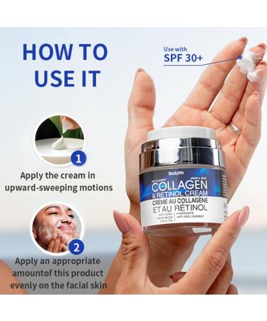 Bodylife Face Moisturizer Cream Anti Aging Neck Firming Cream Collagen Day & Night Face Cream with Nicotinamide Acid for Women & Men 1.76oz - Buy Online on GoSupps.com