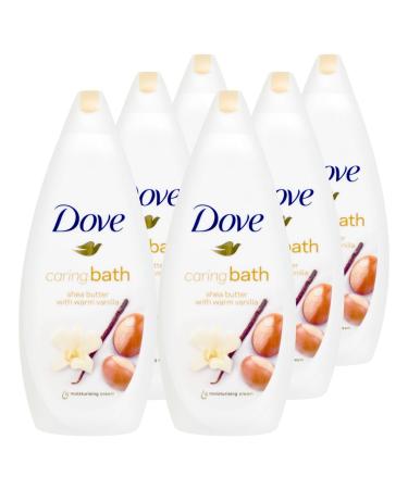 Unbekannt Dove Nourishing Bath Cream with Shea Butter & Vanilla Scent 750ml 4500ml (Pack of 6)