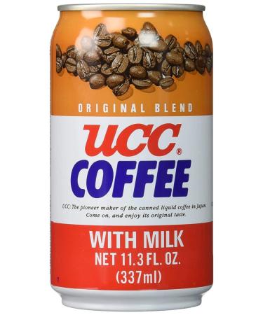 UCC Canned Coffee Blend with Milk 6 Pack - Original Coffee Blend 11.3 Fl Oz (Pack of 6) - Buy Online on GoSupps.com