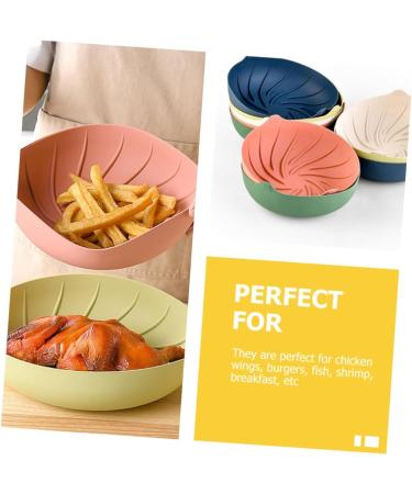 Alipis Silicone Bakeware Air Fryer Airfryer Baking Pans Nonstick Baking Pan Silicone Pot Replaceable As Shown2 20x20cm - Buy Online on GoSupps.com