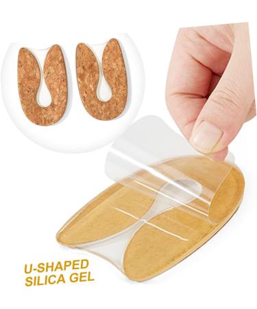 Buy Healvian 6 Pairs Transparent Heel Pads - Silicone Heel Cup Inserts for High Heels & Comfort | Best Heel Cushion & Lift Solutions - Buy Online on GoSupps.com