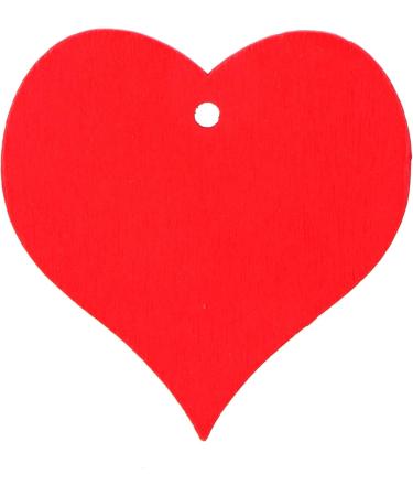 Adorable Red Heart Wooden Pendants for Crafts Weddings & Home Decor International Shipping Available - Buy Online on GoSupps.com