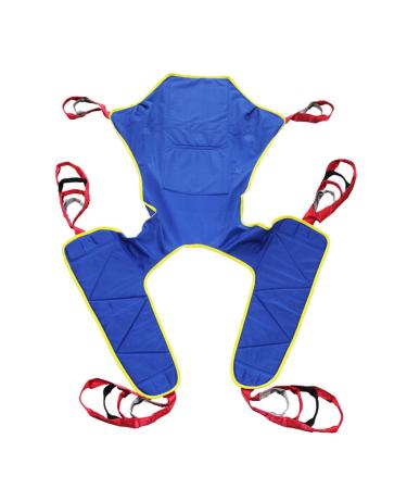 Qwleychn lifter for the toilet full body patient transfer lifter breathable network tissue with directional handle for the patient transfer and the toilet walk (color: f size: medium) m f