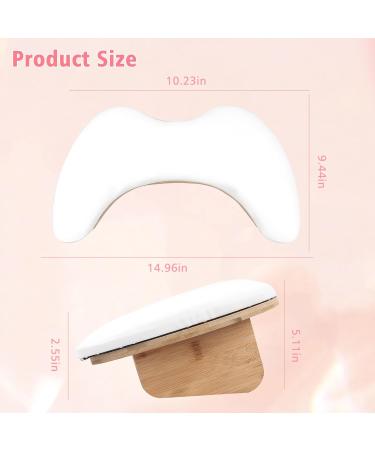 lootaan U-shaped Arm Rest for Nails Tech Nail Arm Rest with Detachable Brackets Microfiber PU Leather Manicure Hand Rest Pillow for Nail Tech Must Haves Manicure Tools (White) - Buy Online on GoSupps.com