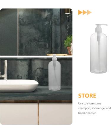 FRCOLOR 3pcs Lotion Press Bottle Pump Shampoo Bottle Empty Pump Dispenser Shampoo Bottles Refillable Portable Liquid Dispenser Refillable Liquid Soap Bottle Pet Blank White Travel - Buy Online on GoSupps.com