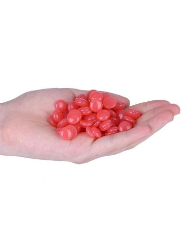 50g Strawberry Wax Beads for Hair Removal | Hot Film Hard Wax Beans for Body & Legs - Buy Online on GoSupps.com