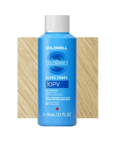 10PV Goldwell Colorance Gloss Tones Cool Blonde Icy Crystal 60ml - Demi-permanent dye