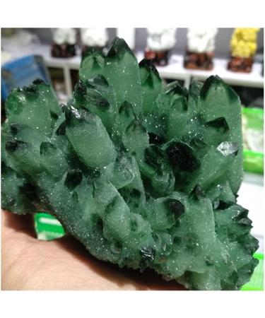 for 950g Green Ghost Phantom Quartz Crystal Cluster Specimen Full of Texture - Buy Online on GoSupps.com