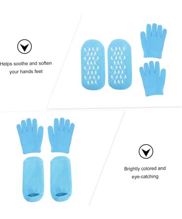 Ipetboom Gloves Moisturizing Heel Socks Womens Socks Hosiery Ladies Pumps Silicone Gel Dry Feet Gel Socks Boho Alligator Hair Clips Cosmetology Kit Calcetines para Mujer Skin Care medium - Buy Online on GoSupps.com