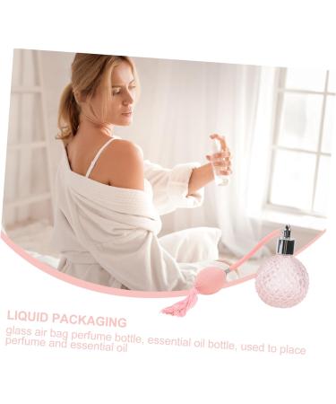VINTORKY 1pc Air Bag Perfume Bottle Glass Perfume Bottle Terrarium Essential Oil Spray Bottle Essential Oil Container Refillable Exquisite Perfume Bottle Vintage Abs Small Perfume Pink - Buy Online on GoSupps.com