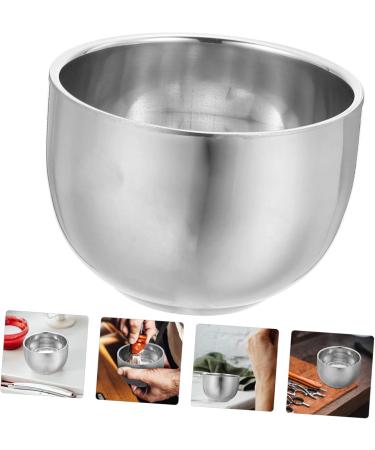 Angoily Double-Walled Stainless Steel Shaving Cup Set - Premium Korean Foam & Razor Tools for Men - Buy Online on GoSupps.com