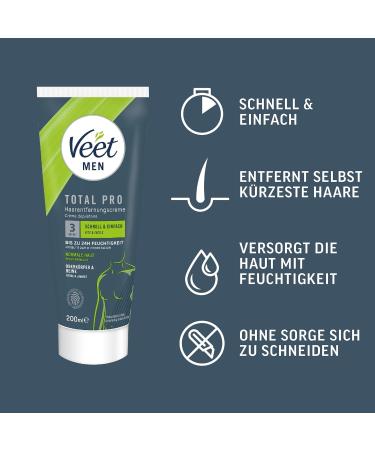 Veet Intim Hair Removal Set for Sensitive Areas | Intimate Cream & Men's Power Effect | 100ml & 200ml - Buy Online on GoSupps.com