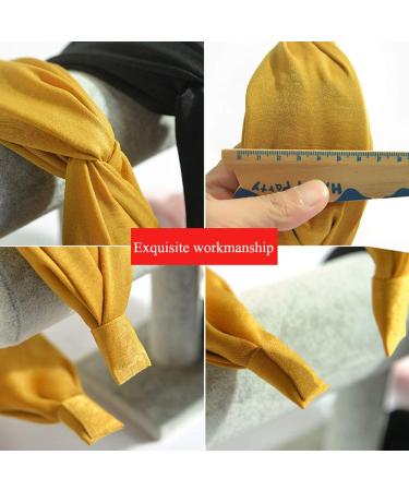 LZYMSZ Knotted Headbands for Women - 6pcs Wide Stripes & Floral Print Hair Hoops - Buy Online on GoSupps.com