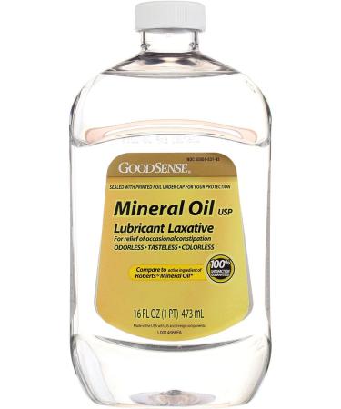 GoodSense Mineral Oil Lubricant Laxative 16 fl oz - Gentle Constipation Relief - Buy Online on GoSupps.com