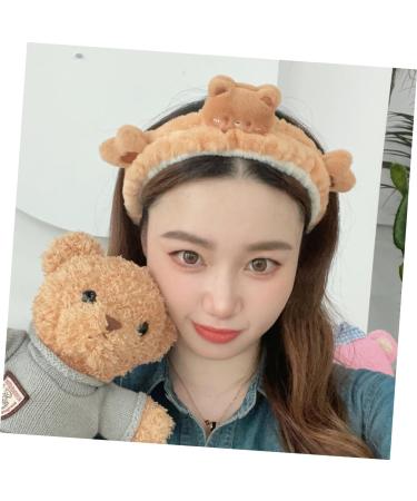 Healeved Bear Face Wash Headband Makeup Headband Washing Face Headbands Headband for Washing Face Make up Headbands Facial Headbands Bear Headband Spa Headbands for Women Skincare Headbands - Buy Online on GoSupps.com