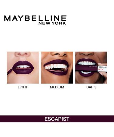 Maybelline SuperStay Matte Ink Liquid Lipstick - Escapist 0.17oz (Pack of 1) - Buy Online on GoSupps.com