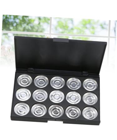 CANIGHT 3pcs 15 Empty Eyeshadow Palette Cosmetic Cases for Traveling Travel Cosmetic Case Eye Shadow Silver - Buy Online on GoSupps.com