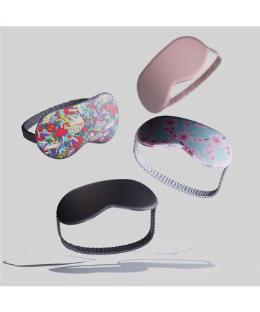 SMUG Satin Sleep Mask for Women & Men | Deep Dream Eye Mask to Nourish Skin & Reduce Dark Circles | Soft Sleep Mask to Block Out Light - Sweet Shop - Buy Online on GoSupps.com