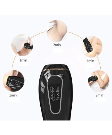 IPL Hair Removal Laser Device - 999 999 Light Impulses | Pain-Free Permanent Hair Removal for Men & Women | Home Use for Body & Face (Black) - Buy Online on GoSupps.com