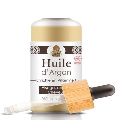 Argan Oil Enriched with Vitamin E - Pure and Organic - Cold Pressed from Moroccan Argan Grove - 50 ml - Buy Online on GoSupps.com