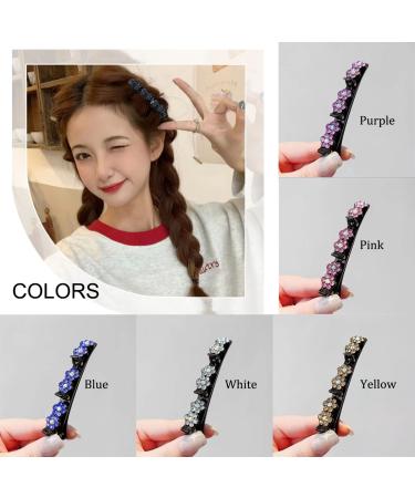 GULELAYAR Sparkling Crystal Hair Clips | Fabric Hair Bands | Duckbill Clip | Flower & Rhinestone Hair Accessories for Women - Buy Online on GoSupps.com