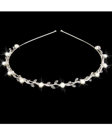 NUOLUX Bridal Wedding Headband Tiara for Girls - Elegant Crowns for Weddings & Special Occasions | International Shipping - Buy Online on GoSupps.com