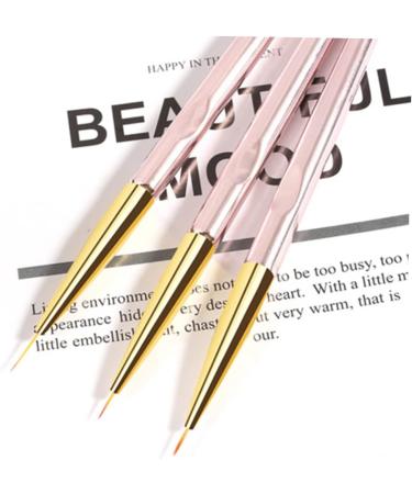 FRCOLOR Set of 6 Drawing Pens for Nail Art Pens for Drawing Nails Nail Art Pens Nail Gel Polish Manicure Drawing Tool Nail Brush Pen Rose Gold Pen Painting Supplies Brush - Buy Online on GoSupps.com