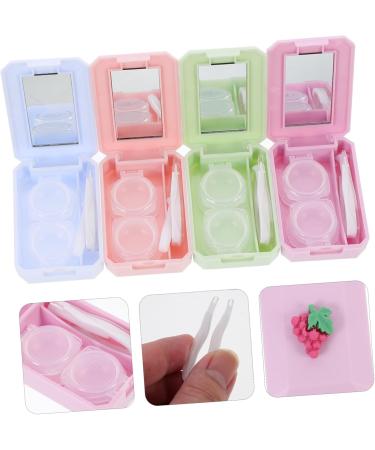 Buy Homsfou 12 STK Contact Lens Container Set - Travel Cases & Terrarium Holders for Eye Lenses - Durable & Portable - Buy Online on GoSupps.com