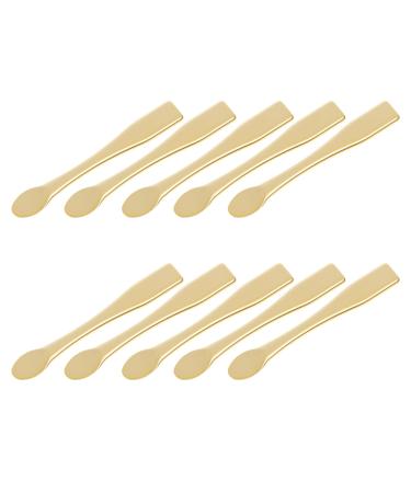 Ipetboom 10pcs Facial Cream Spoons Eye Cream Spoon Split Spoon Practical Cosmetics Dig Scoops Lipstick Spoon Cosmetics Spoons Face Cream Applicator for Makeup Supply