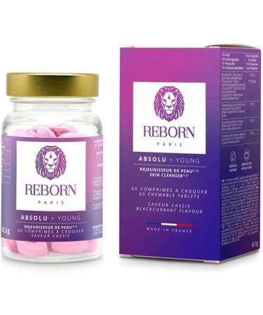 Absolu + Young: Skin Rejuvenator (60 Tablets) - Reborn - Hair Skin & Nails - Buy Online on GoSupps.com