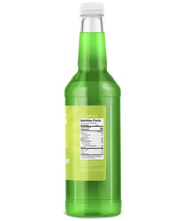 Lucy's Family Owned Lime Shaved Ice Snow Cone Syrup - 32 oz Bottle - Buy Online on GoSupps.com