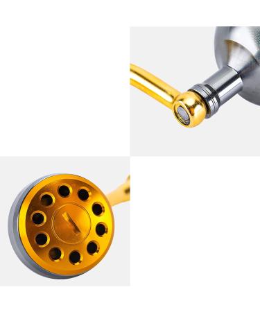 Goture Spinning Reel Handle Replacement with Round Power Knob - Gold Medium - Buy Online on GoSupps.com