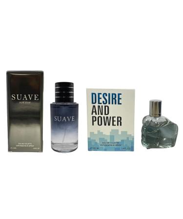 Suave Cologne for Men + Desire and Power Cologne for Men (Our Impression of SAVAGE Cologne for Men and Only The Brave) Eau De Toilette - Masculine Scent - Daily Use Men's Cologne (Pack of 2) - Buy Online on GoSupps.com