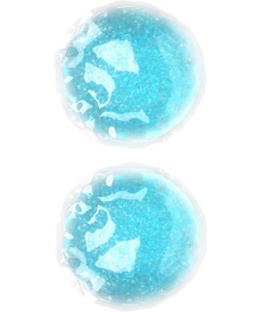 Reusable Eye Gel Pads Gel Eye Mask Cold Pack Eye Cooling Pads Blue Round Swelling Eye - Buy Online on GoSupps.com