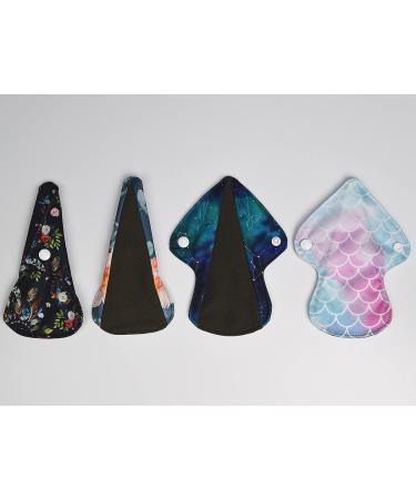 13pcs Set Mini Wet Bag + Charcoal Bamboo Mama Cloth/ Menstrual Pads - Buy Online on GoSupps.com