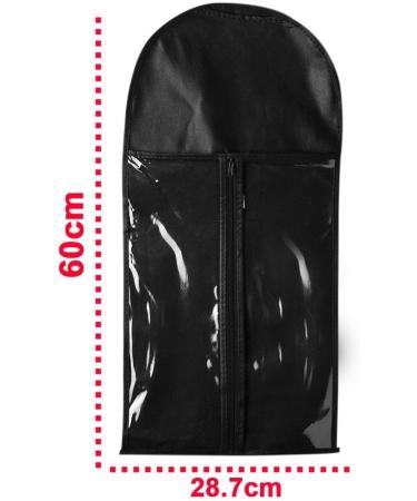 Premium Black Hair Extension Packaging Bag | Wig Storage for Strands & Extensions Durable Stylish & International Shipping - Buy Online on GoSupps.com