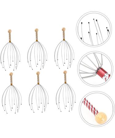 Buy PartyKindom 6pcs Multifunctional Massager Tool - Steel Thread Scrubber Claws for Ultimate Relaxation | Fast International Shipping - Buy Online on GoSupps.com