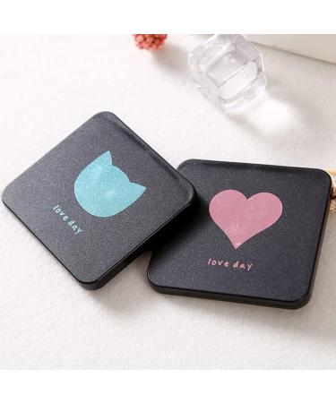 Double Sided Travel Makeup Mirror - Compact 2.8Inch Portable Cosmetic Mirror for Purses - Magnification and Folding Design - Buy Online on GoSupps.com