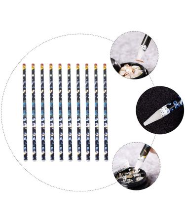 10pcs Rhinestone Picker Pen Set - Nail Dotting & Wax Pen for Manicure | Self-Adhesive Nail Art Tools - International Shipping - Buy Online on GoSupps.com