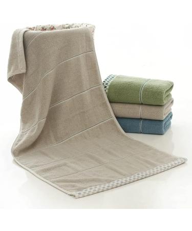 Cotton Letter Pattern Adult Washcloth Beach Sun Bath Towel - Portable & Absorbent | Gym Yoga Sports Towel - 1pc (Color A, Size 1pcs) - Buy Online on GoSupps.com
