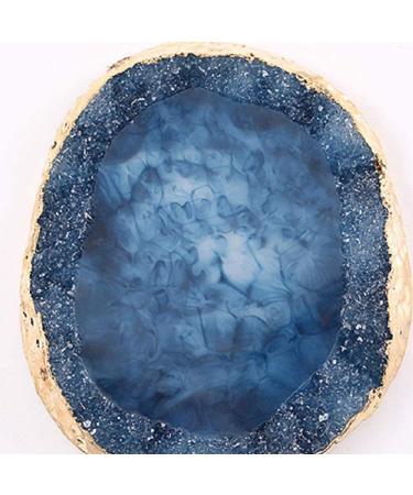 POFET Resin Manicure Palette | Agate Brim Nail Color Plate | Blue Manicure Art Tool for Stunning Nail Designs - International Shipping Available - Buy Online on GoSupps.com