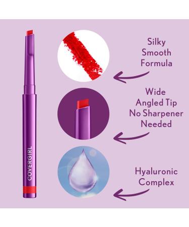 COVERGIRL Simply Ageless Lip Flip Liner in Brave Burgundy - 1 Pack - Buy Online on GoSupps.com