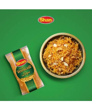 Shan Roasted Vermicelli 5.29 oz (150g) - Gerostete nudeln - Vermicelles grilles - Traditional Sweet Dessert - Suitable for Vegetarians - Airtight PP Bag (Pack of 6) Roasted Vermicelli Pack of 6 - Buy Online on GoSupps.com