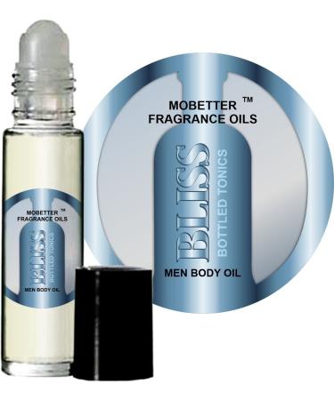 MOBETTER FRAGRANCE OILS Bliss Bottled Tonic Men Cologne Body Oil 1/3 oz roll on